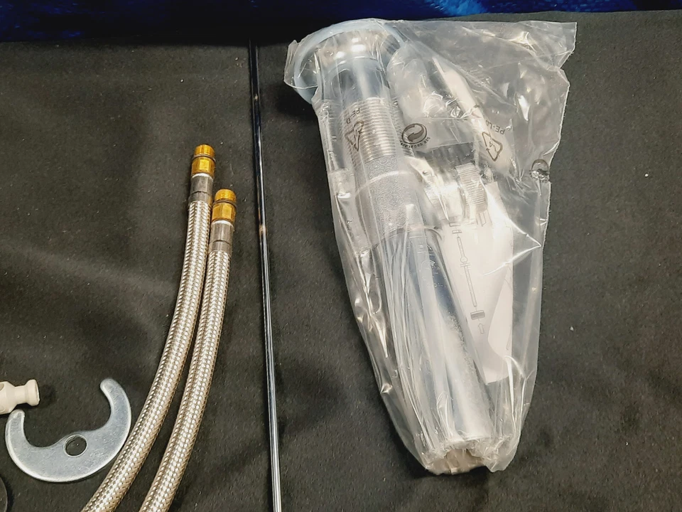 1 Complete Rohl CU51L-APC-2 Quartile 1 Handle Faucet Chrome + Extra Parts *READ! - Image 4 of 4