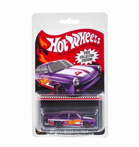 2020 Hot Wheels Collector Edition '65 Volkswagen Fastback Real Rider - Purple - Picture 8 of 9