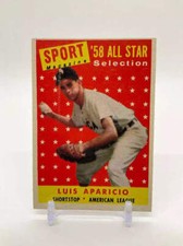 Luis Aparicio 1958 Topps #483 Chicago White Sox VG-EX #1