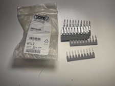 NEW PHOENIX CONTACT,EB10-6, 0201139, TERM BLK JUMPERS, 10 PIN, (10PCS)