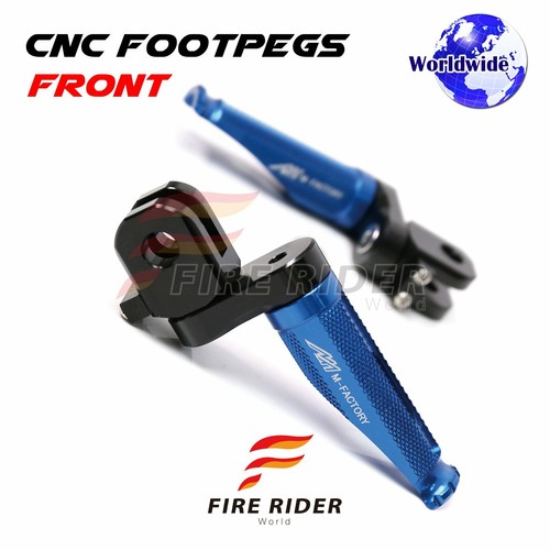 For Kawasaki Z300 16-18 17 Z250 13-15 14 Adjustable Front Foot Pegs Rests - Bild 8 von 10