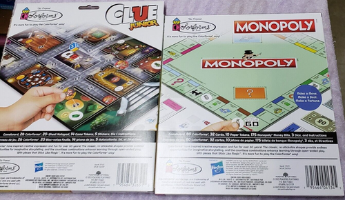 4 -Original Colorforms Board Games-Monopoly,Clue Jr,Chutes & Ladders,Scrabble Jr - Picture 6 of 9