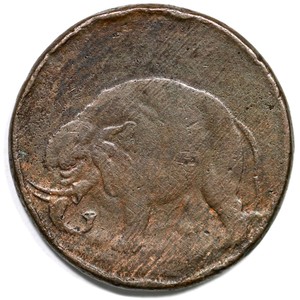 c-1694-Hodder-2-B-London-Elephant-Token-Colonial-Copper-Coin