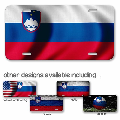 Targa in alluminio di alta qualità - Bandiera della Slovenia (Slovena) - Molte opzioni - Foto 1 di 10