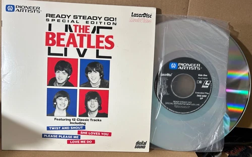 The Beatles Live - Ready Steady Go Special Ed - 8" Laser Disc Music Video PA-87