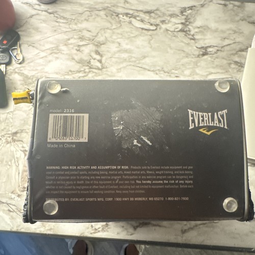 Everlast Pro Style Elite Training Boxing Gloves Black Mitt Work Sparring 16oz  - Bild 4 von 4