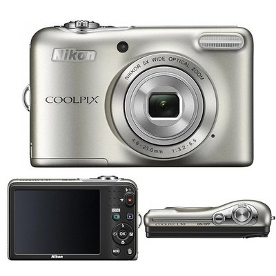 Nikon　COOLPIX　 L30 Nikon COOLPIX L30 Digital Camera Silver 20.1MP 5× Optical