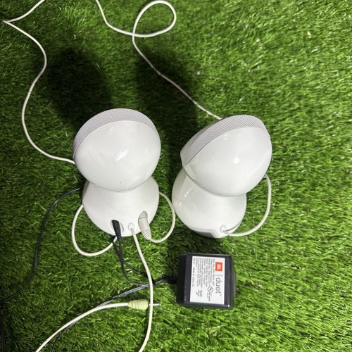 JBL Duet Multimedia Computer Speakers Pair with Power Supply - Clean & Tested - Photo 4/10