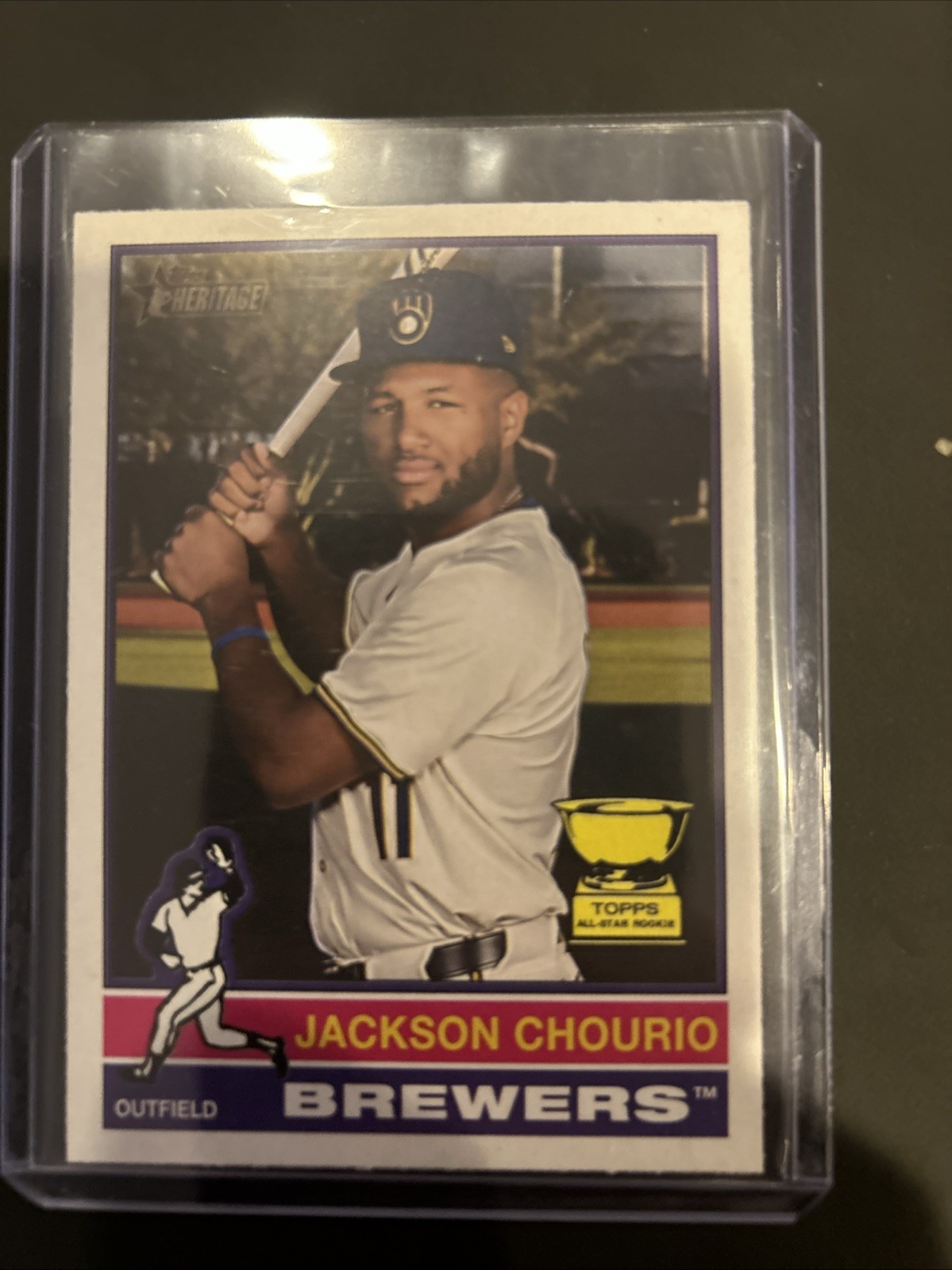 2025 Topps Heritage - Flipped Bat Variation Jackson Chourio #106