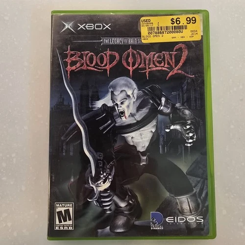 Blood Omen 2 (Microsoft Xbox, 2002) Cib - Tested - Reg Card - Mint