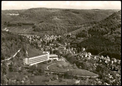 Ansichtskarte Bad Urach Haus auf der Alb - Fotokarte 1966 - Bild 2 von 3