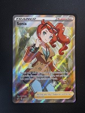 Sonia Trainer 192/192 Rebel Clash Secret Ultra Rare Full Art Holo NM 2020