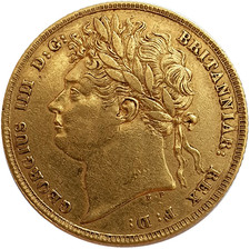 1824 George IIII Gold Full Sovereign