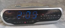 Emerson CKS1850 Research SmartSet AM FM 2-Alarm Clock Radio Blue Dimmer Tested