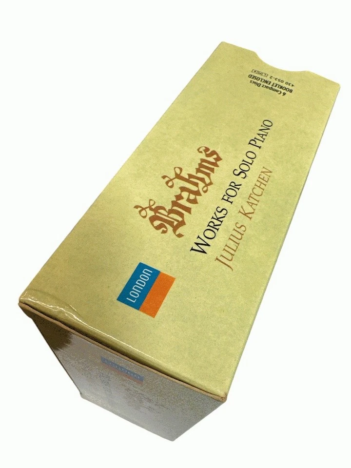 Brahms: Works for Solo Piano - London 1990 Katchen - MINT Original release Foto 2 de 4