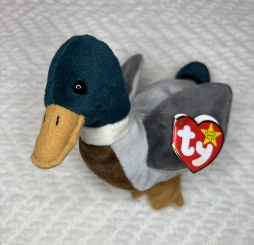 Vintage 1997 TY Beanie Babies Collection - Jake the Duck w/ Tags