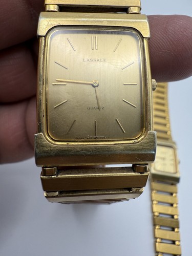 Lassale Watch His Hers Set New Battery Very Rare Time Peaces - Picture 3 of 22