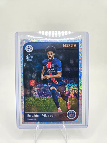 Topps Merlin 2024-25 UEFA Club Competitions Ibrahim Mbaye Rookie #149 PSG