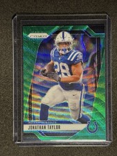 2024 Panini Prizm #121 Jonathan Taylor Green Wave Prizm/Colts