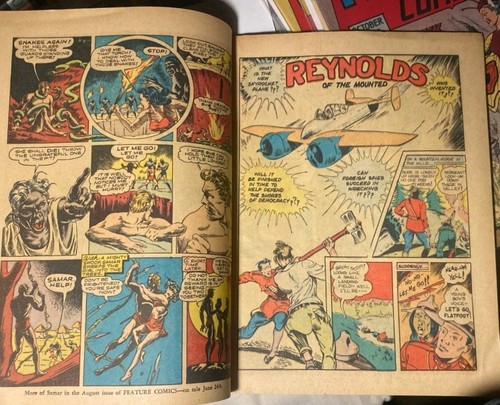 Feature Comics #58 1942 Dollman-Horror-WWII-Golden-Age Comic Gill Fox Cover G/VG - Bild 11 von 12