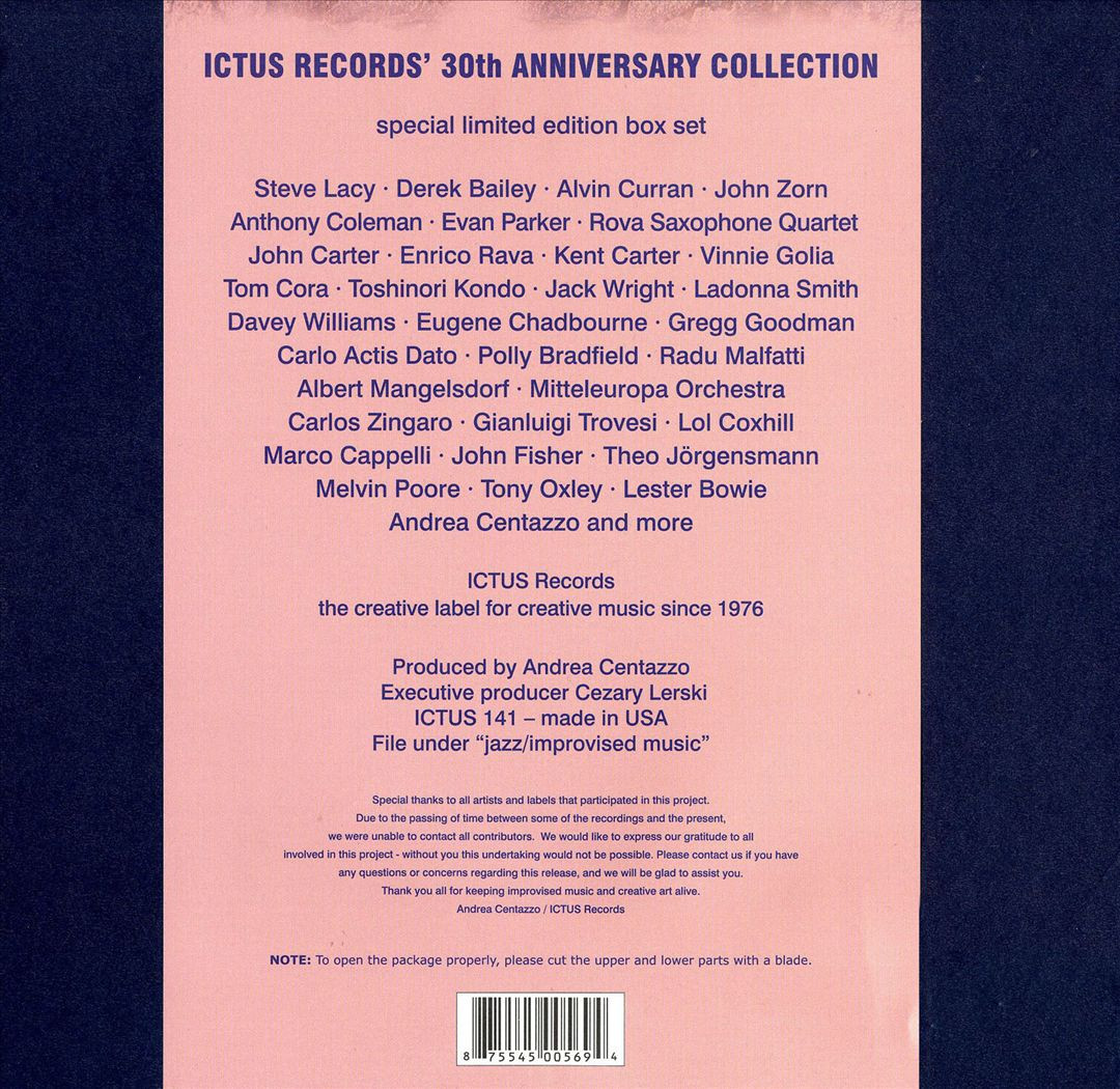 access/30th ANNIVERSARY MUSIC CLIPS COL… VARIOUS ARTISTS - ICTUS RECORDS 30TH ANNIVERSARY COLLECTION