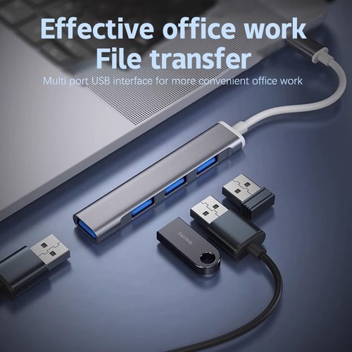 4Port USB 3.0 Hub USB Hub High Speed Type C Splitter For Computer Multiport HUB - Photo 5/16