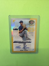2025 Panini Prospect Edition Jonathan Santucci #174 Gold Prizm Auto /10 Bookend