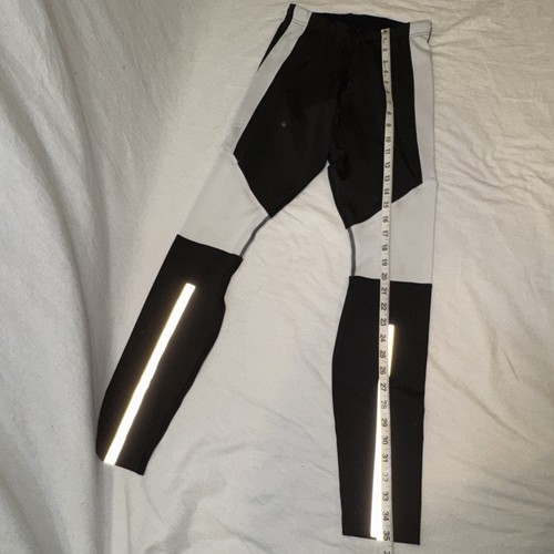 Sanft gebrauchte Herren H&M schwarz-weiße Trainingsstrumpfhose Größe Small - Bild 9 von 12