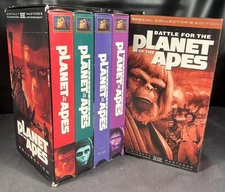 Planet of the Apes - Legacy Box Set (5-Tape VHS Set, 1998) Free Shipping