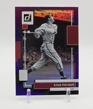 2022 Panini Donruss Baseball STAN MUSIAL Stan The Man Variation Purple Holo #223