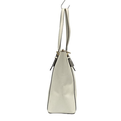 Auténtico bolso de mano MICHAEL KORS Ciara 35T8GC6T9L de cuero blanco - Imagen 2 de 10