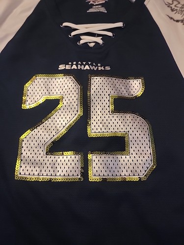 Womens Medium Majestic Seattle Seahawks Richard Sherman Jersey Autographed? - Picture 3 of 11