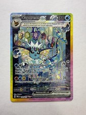 Pokemon Vaporeon Ex Prismatic Evolutions SIR Unplayed NM 149/131