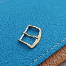 14mm Yellow Gold-Tone Classic Unused Vintage Watch Band Buckle