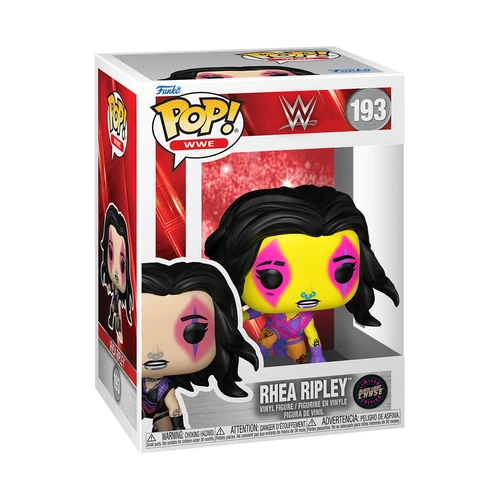 Funko Pop! WWE - Rhea Ripley (Black Light) (Chase) #193 with Protector - New