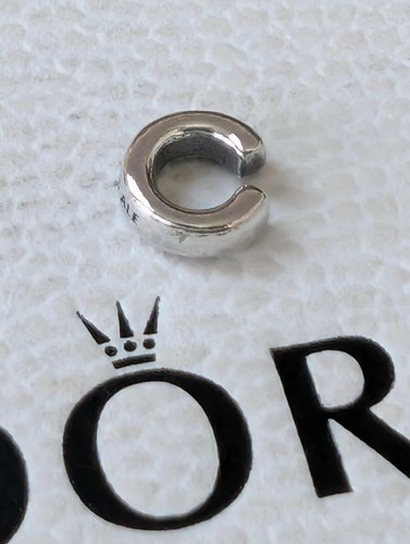 Original Pandora Silber Schwebendes Medaillon Zierlich Charm Buchstabe C