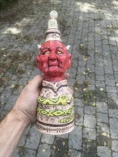 Stacy Lambert face pottery jug NC Potter /More Standard Size.   Devil Jug