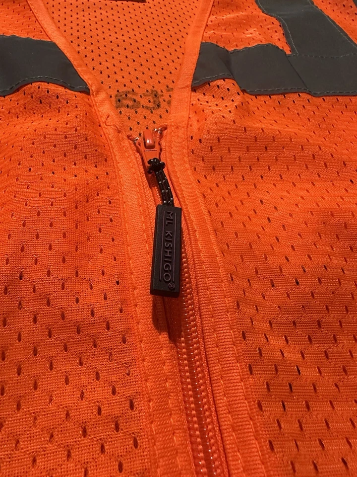 Colete Kishigo Laranja Refletivo Stantec Tamanho Pequeno BNSF Ferroviário Laranja - Imagem 3 de 4