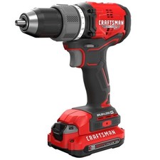 CRAFTSMAN 1/2” Brushless RP Cordless Drill + 2 Batteries & Charger CMCD713C2