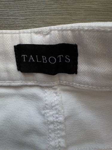 Talbots Slim Ankle Jeans Women Size 6 White EUC - Picture 4 of 9
