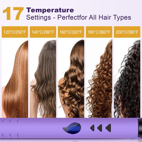2-in-1 Hair Straightener and Curler Fast Heating Flat Iron, Professional Curl... - Picture 6 of 7