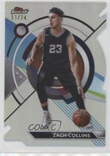 2023-24 Topps Finest Common Die-Cut Refractor /74 Zach Collins #62 1nn1