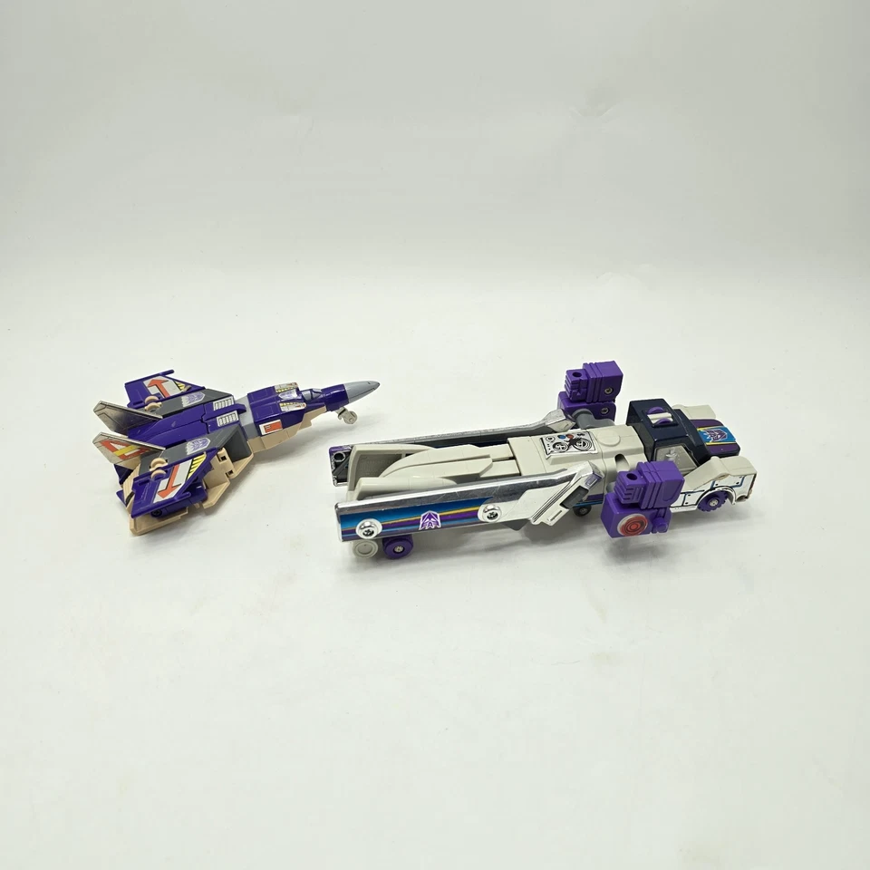 Vintage G1 Transformers 1986 Octane & Blitzwing Triple Changers Incompletr - Image 2 of 4