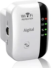 Wifi Extender Signal Booster, Covers up to 1200 Sq.Ft and 30 Devices, 300Mbps &2