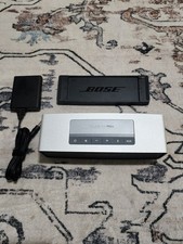Bose SoundLink Mini Altoparlante Bluetooth Argento con Dock di Ricarica FUNZIONA e Pulito