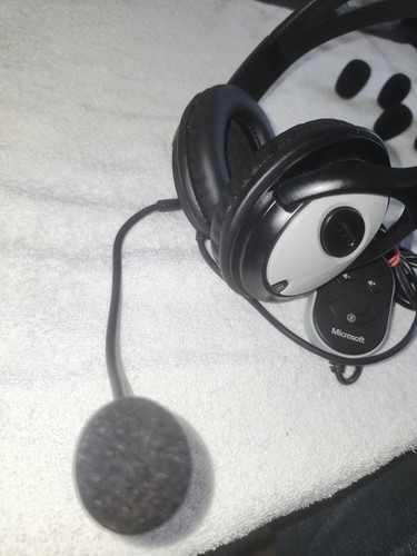 Microsoft LIFECHAT LX-3000 Black Headset W/ 9 Sponge Foam Mic Covers - 第 14/24 張圖片