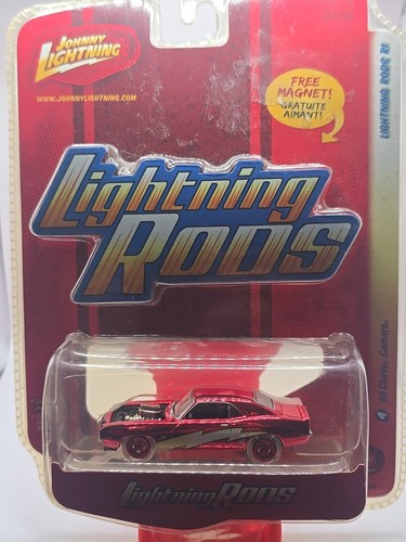 Johnny Lightning Lightning Rods 1969 Chevy Camaro Clear Tires HTF Limited R1