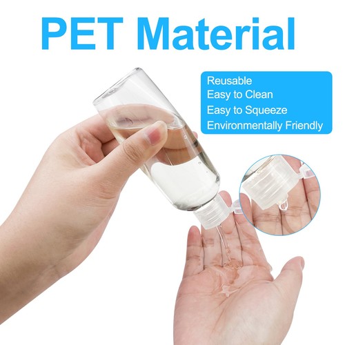 10 Pezzi Flaconi da Viaggio 100 ml Kit Contenitori Viaggio Liquidi Boccette da - Foto 24 di 24