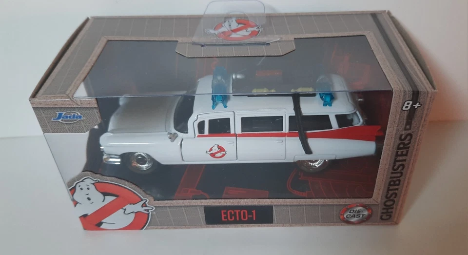 macchina Ecto - 1 Ghostbusters Bianca White Jada Toys scala 1:32 maclama - Immagine 3 di 4