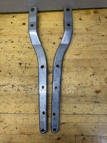 Harley FX FXE SuperGlide Shovelhead Rear Fender Supports Brackets Struts - Picture 1 of 10